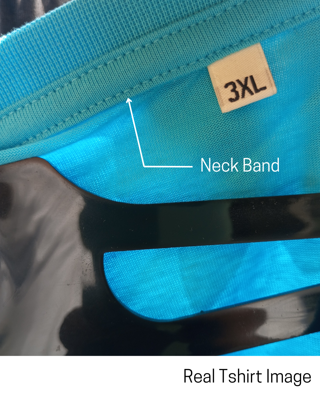 Limitless State Plain Cotton Round Neck T-Shirt - Skyblue