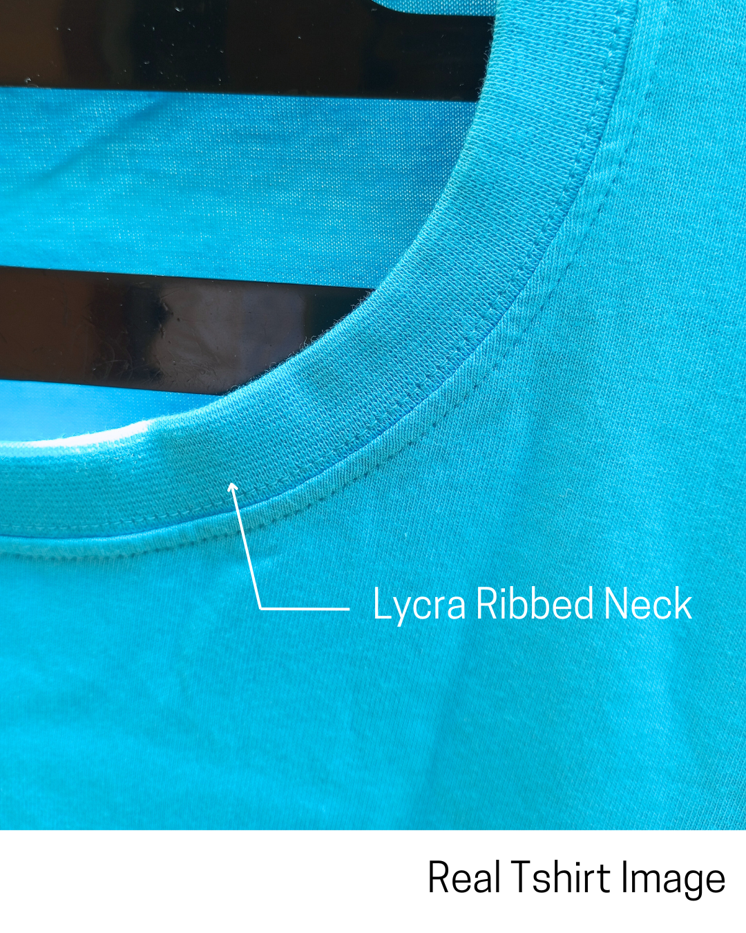 Limitless State Plain Cotton Round Neck T-Shirt - Skyblue