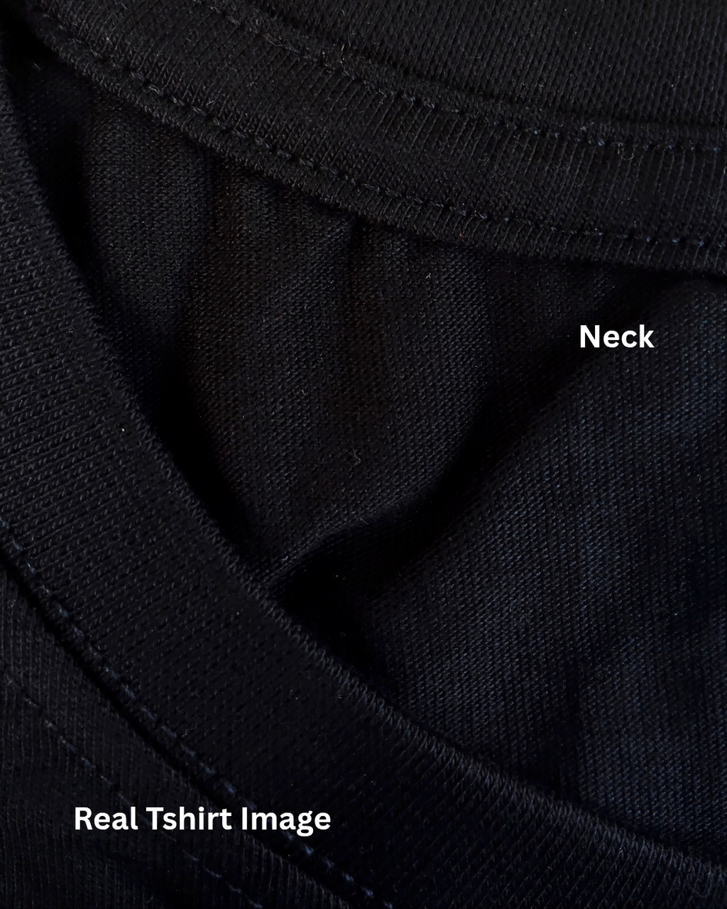 Limitless State Plain Cotton Round Neck T-Shirt - Black