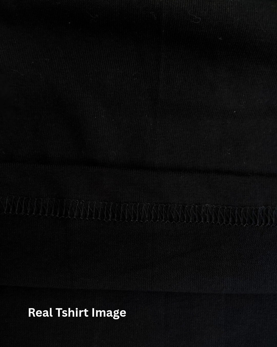 Limitless State Plain Cotton Round Neck T-Shirt - Black