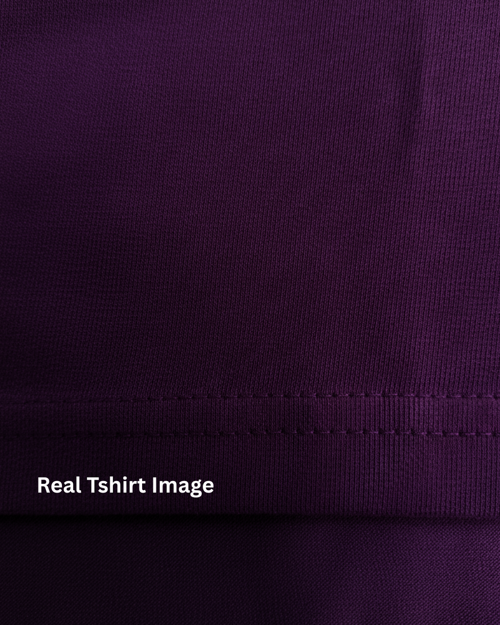 Limitless State Plain Cotton Round Neck T-Shirt - Purple