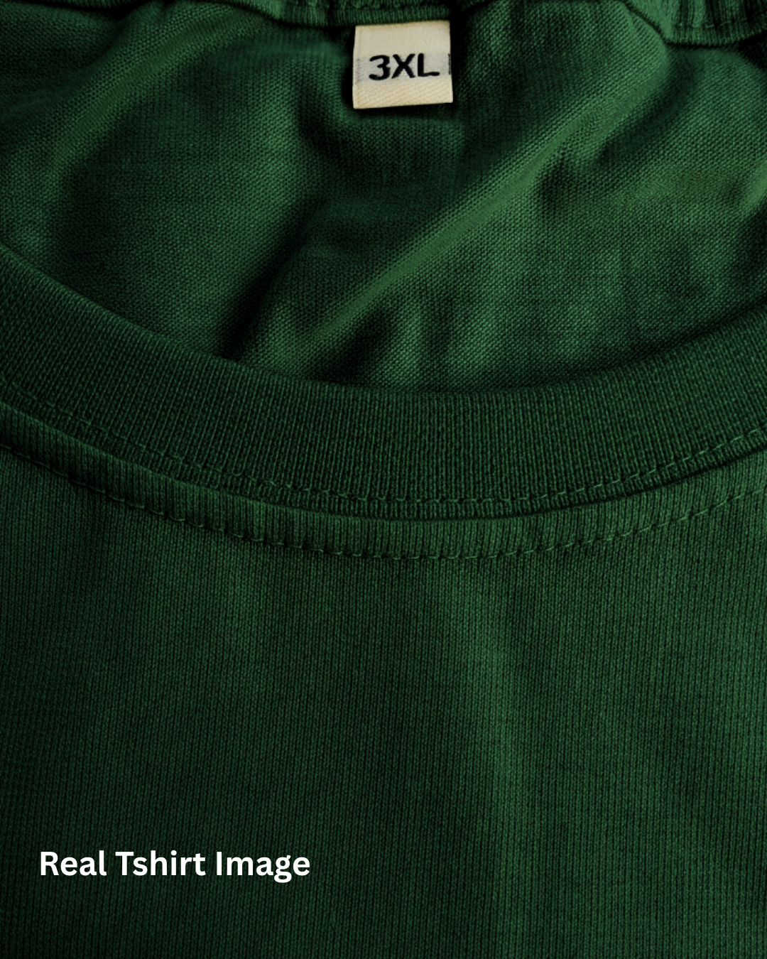 Limitless State Plain Cotton Round Neck T-Shirt - Green