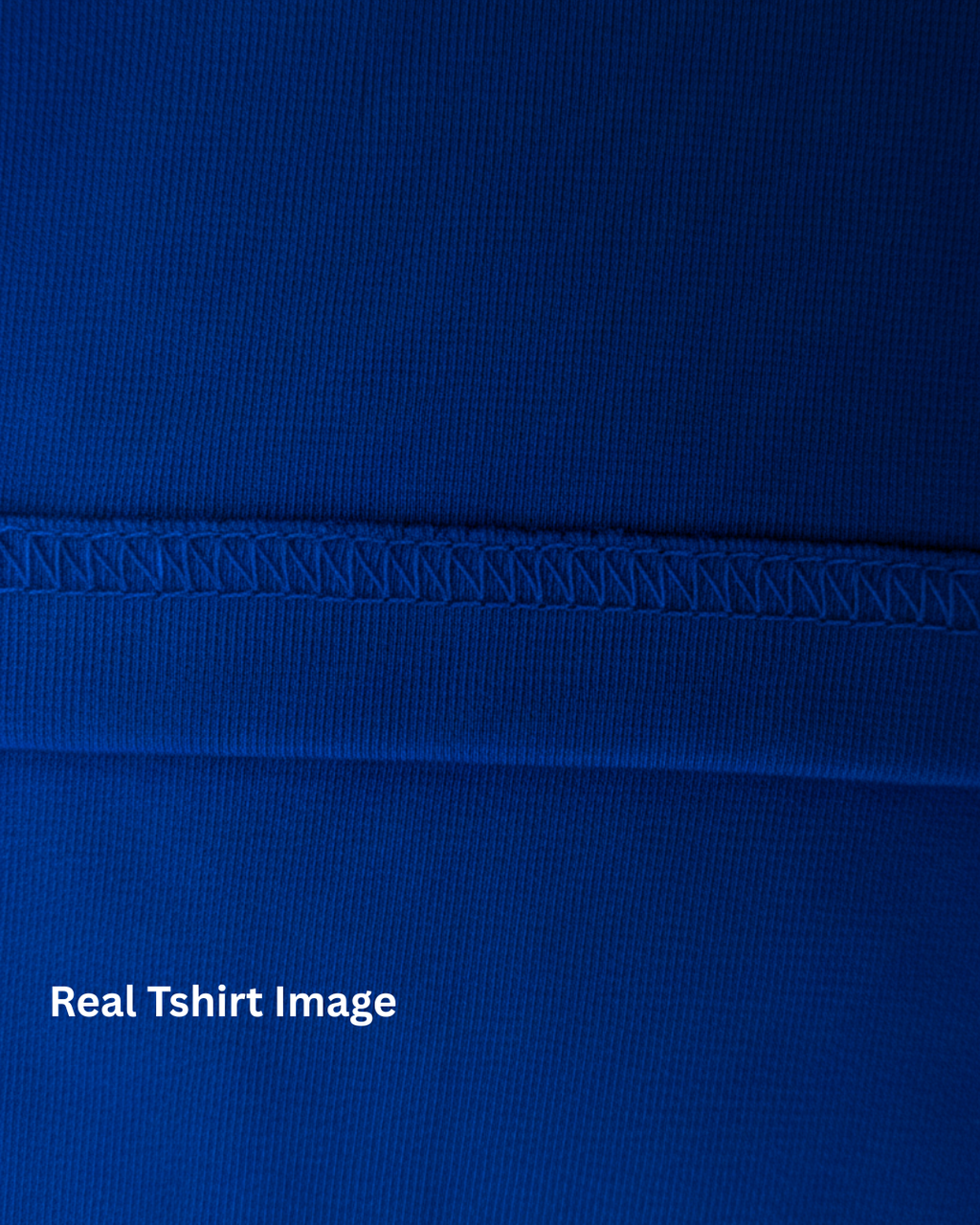 Limitless State Plain Cotton Round Neck T-Shirt - Royal Blue