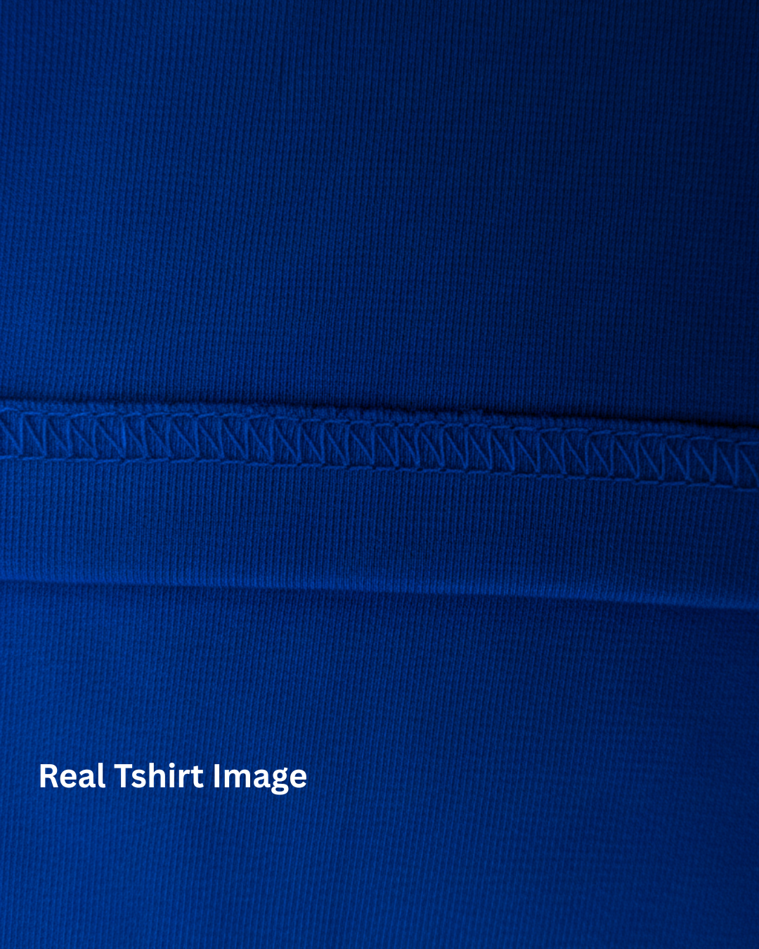 Limitless State Plain Cotton Round Neck T-Shirt - Royal Blue