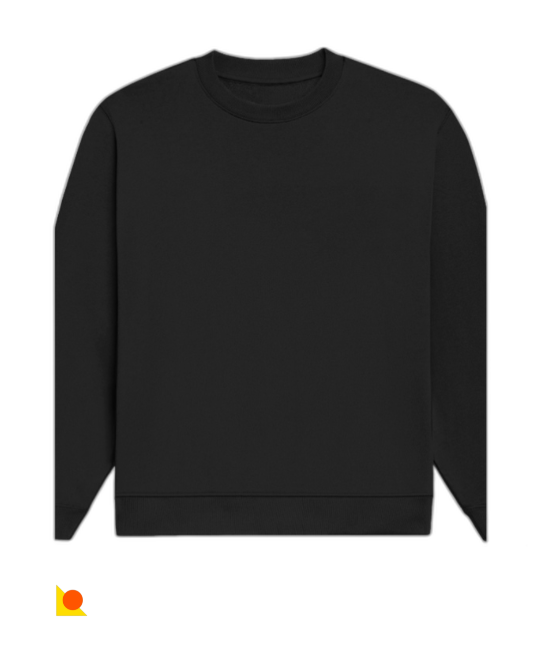 Limitless State Sweatshirt - Round Neck - Cotton - Black