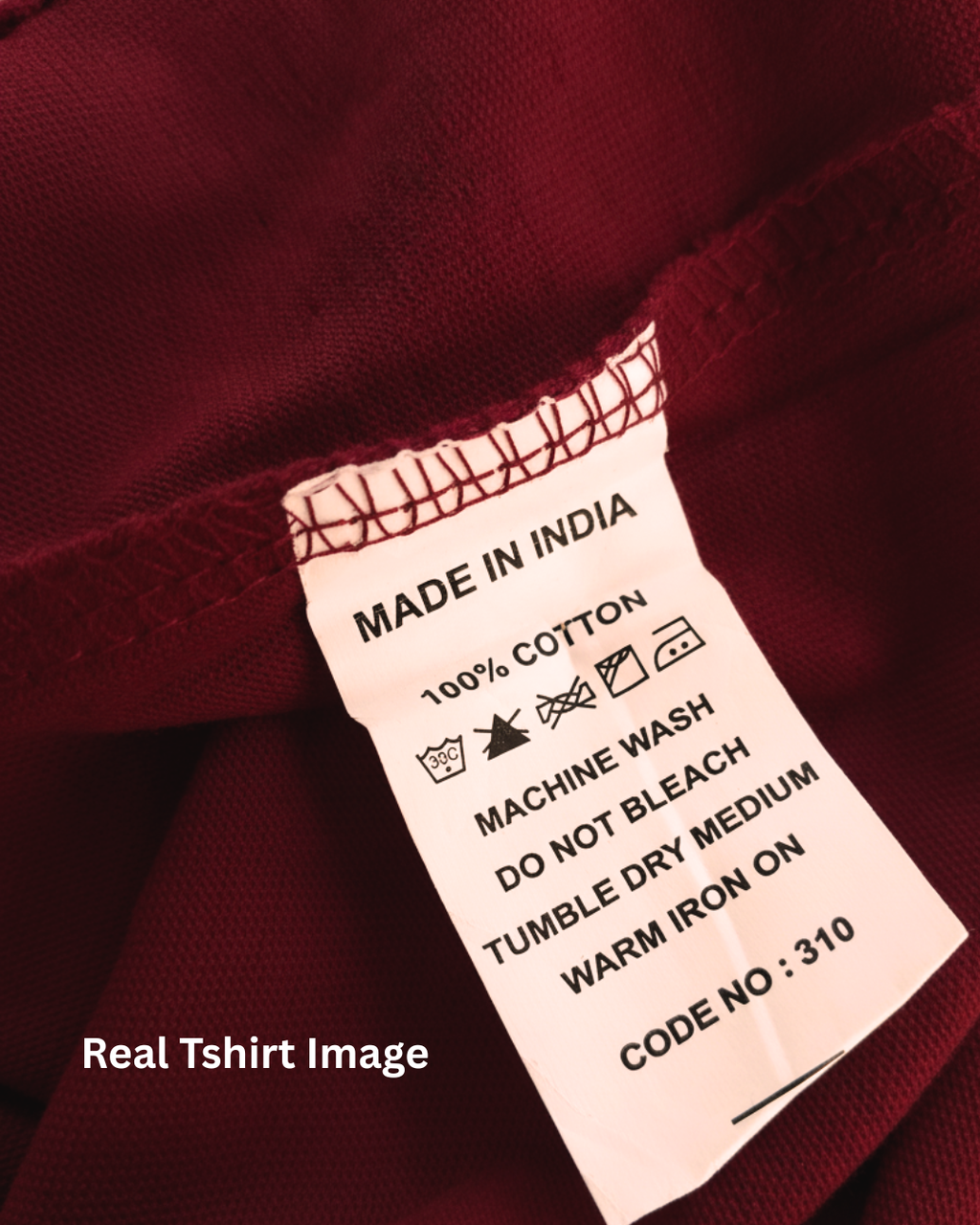 Limitless State Plain Cotton Round Neck T-Shirt - Maroon