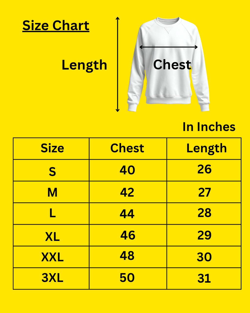 Limitless State Sweatshirt - Round Neck - Cotton - Black