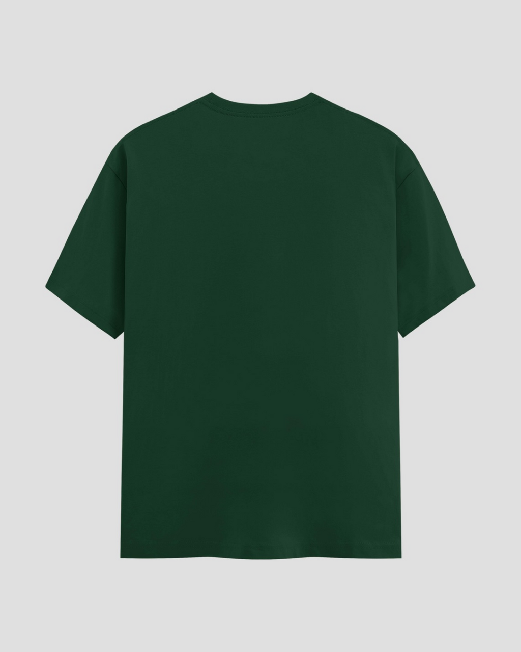 Limitless State Plain Cotton Round Neck T-Shirt - Green