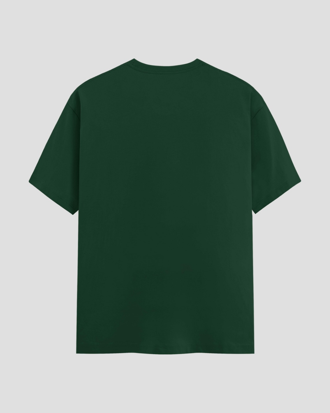 Limitless State Plain Cotton Round Neck T-Shirt - Green