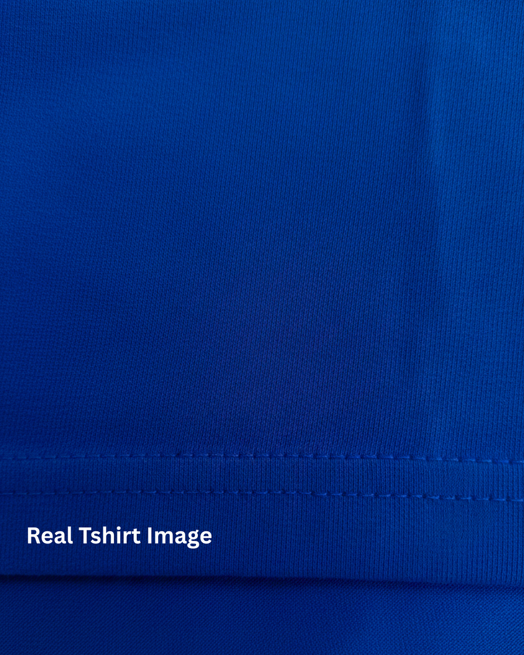 Limitless State Plain Cotton Round Neck T-Shirt - Royal Blue