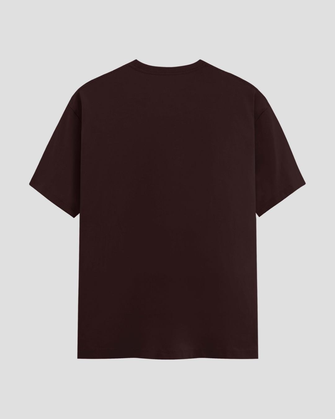 Limitless State Plain Cotton Round Neck T-Shirt - Maroon