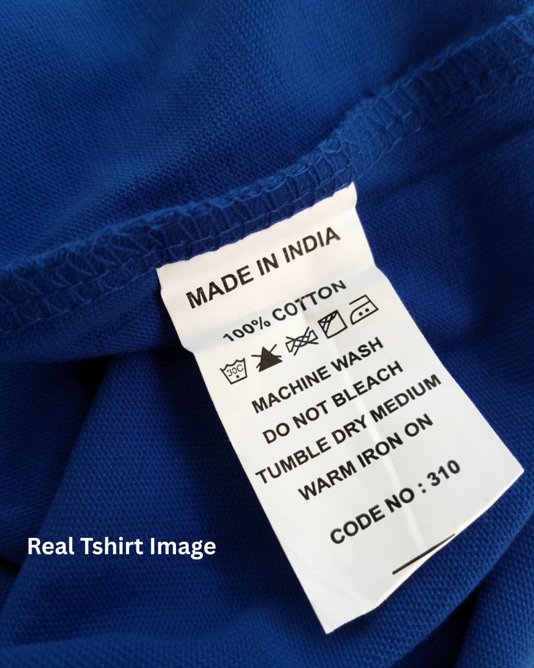 Limitless State Plain Cotton Round Neck T-Shirt - Royal Blue