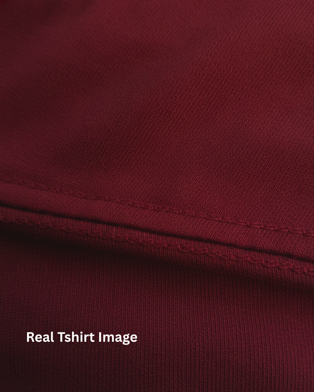 Limitless State Plain Cotton Round Neck T-Shirt - Maroon