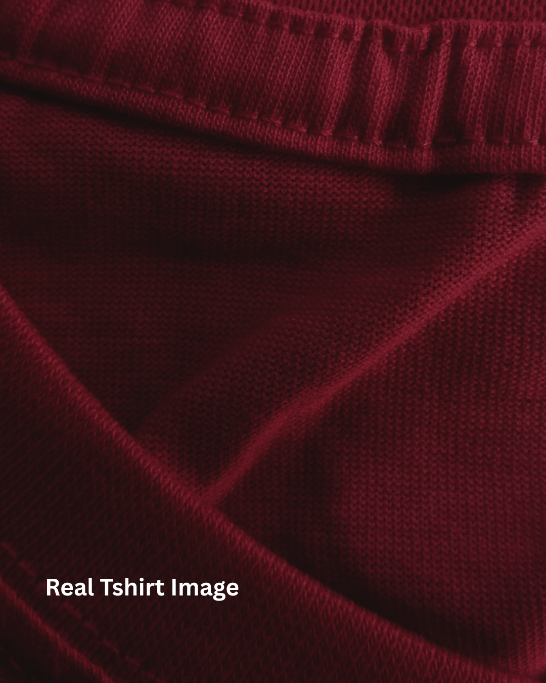 Limitless State Plain Cotton Round Neck T-Shirt - Maroon