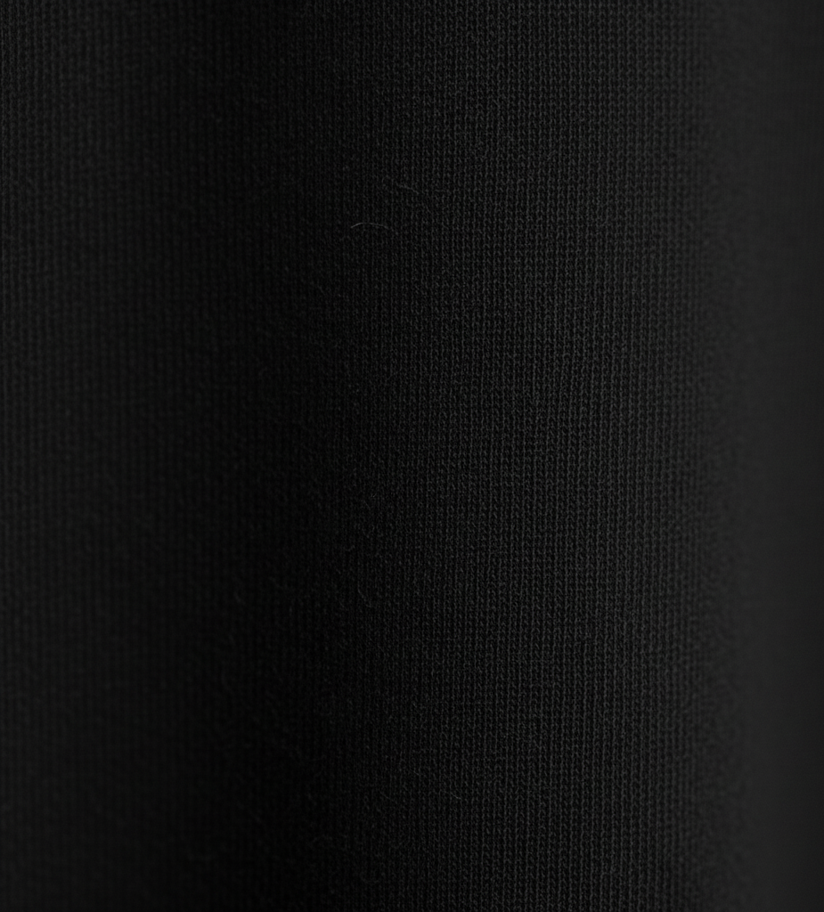 Limitless State Plain Cotton Round Neck T-Shirt - Black