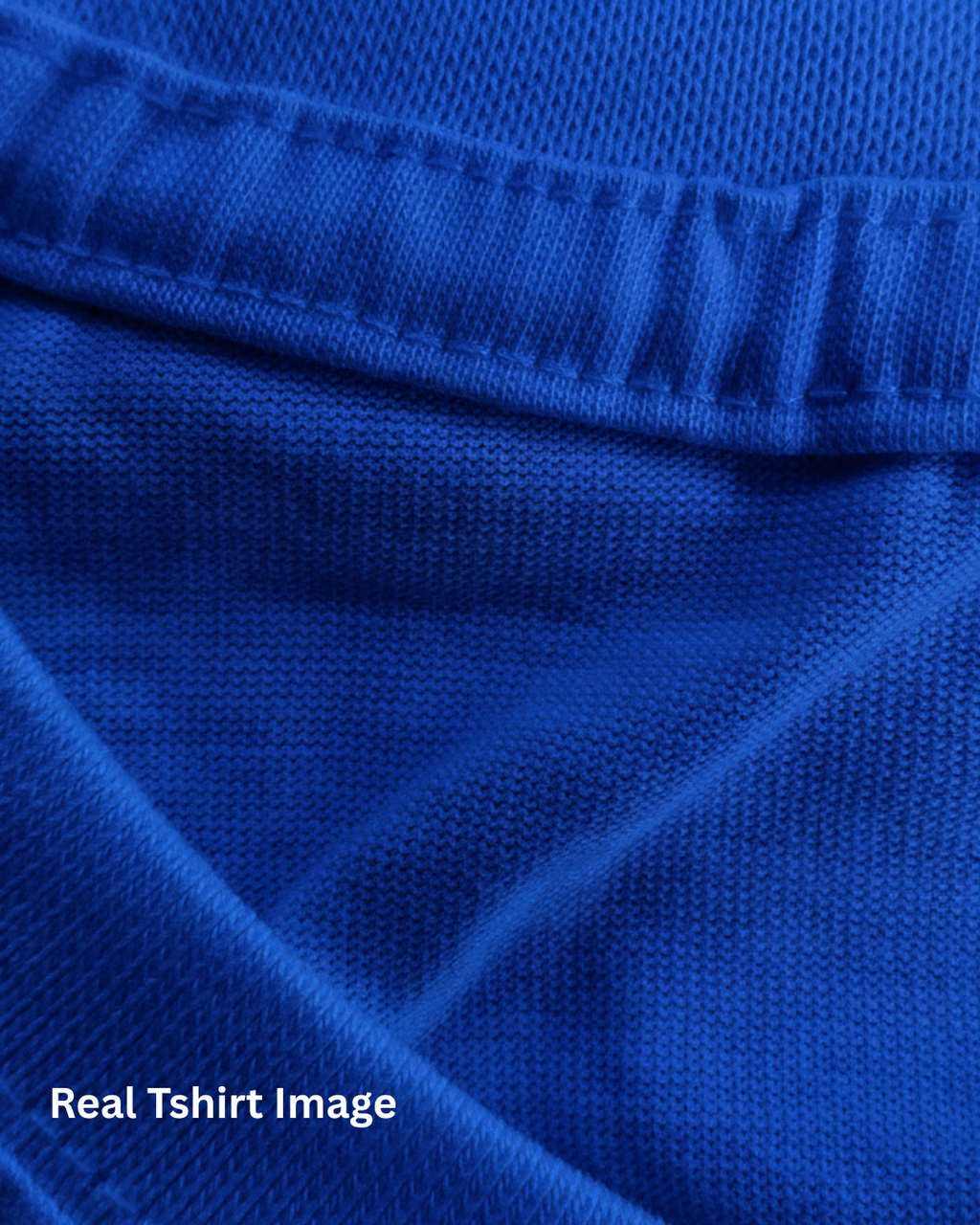 Limitless State Plain Cotton Round Neck T-Shirt - Royal Blue