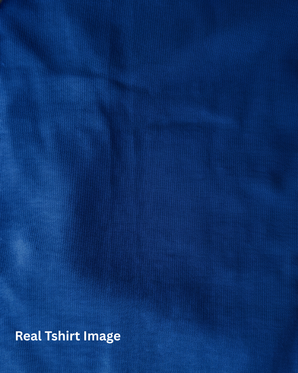 Limitless State Plain Cotton Round Neck T-Shirt - Royal Blue