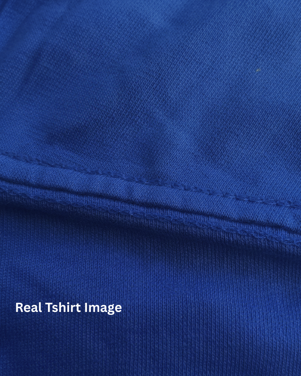 Limitless State Plain Cotton Round Neck T-Shirt - Royal Blue
