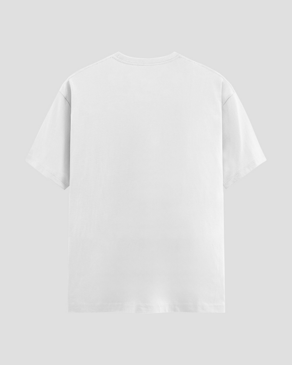 Limitless State Plain Cotton Round Neck T-Shirt - White