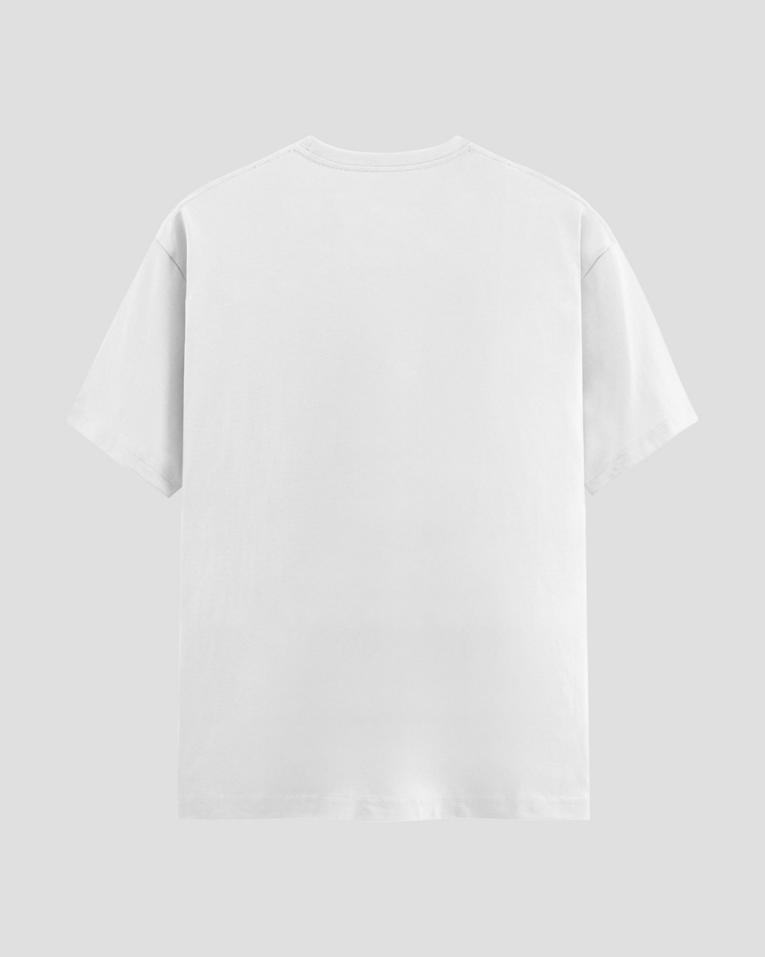 Limitless State Plain Cotton Round Neck T-Shirt - White